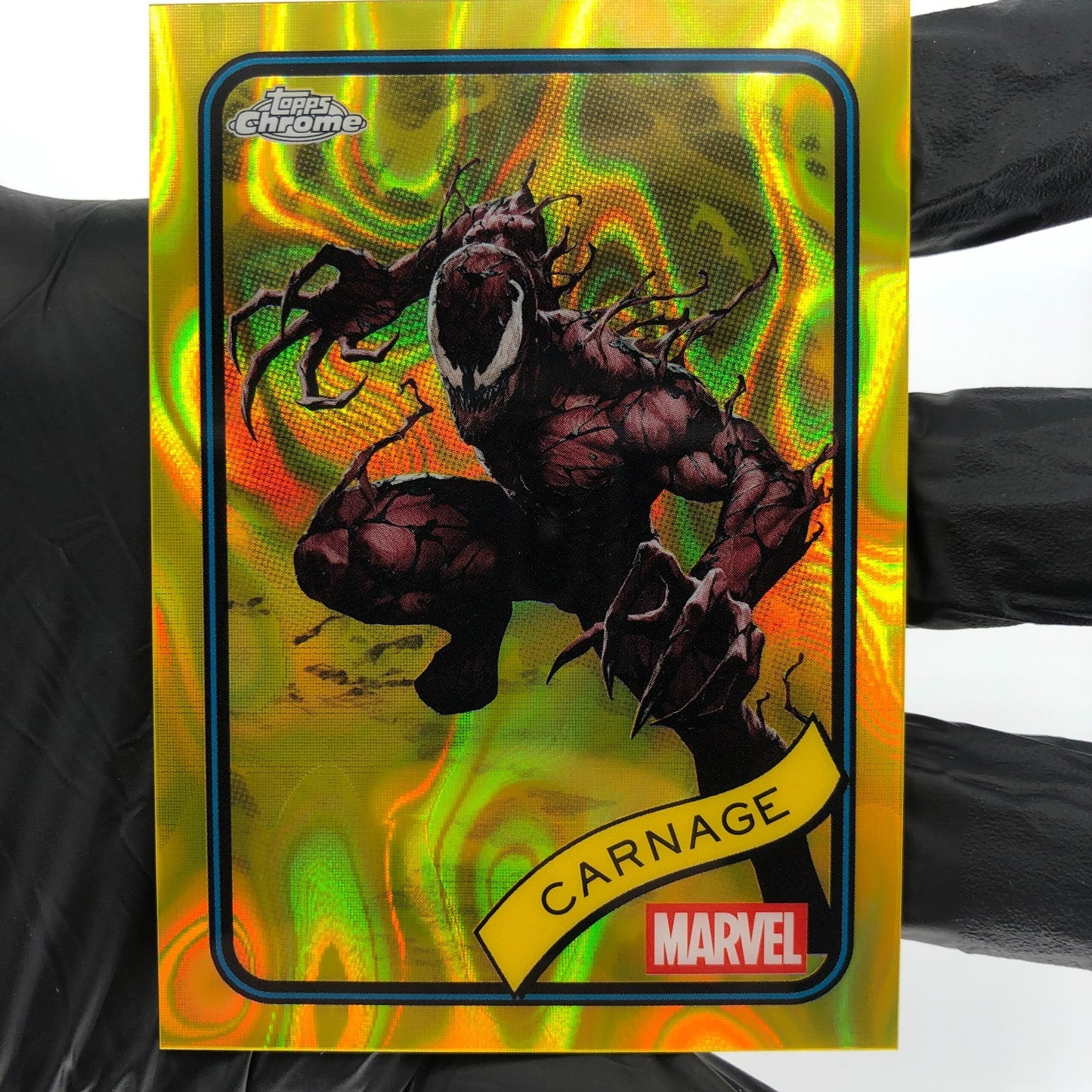Marvel Card Carnage 173 Yellow Lava Refractor Topps Chrome 2025 [NM]