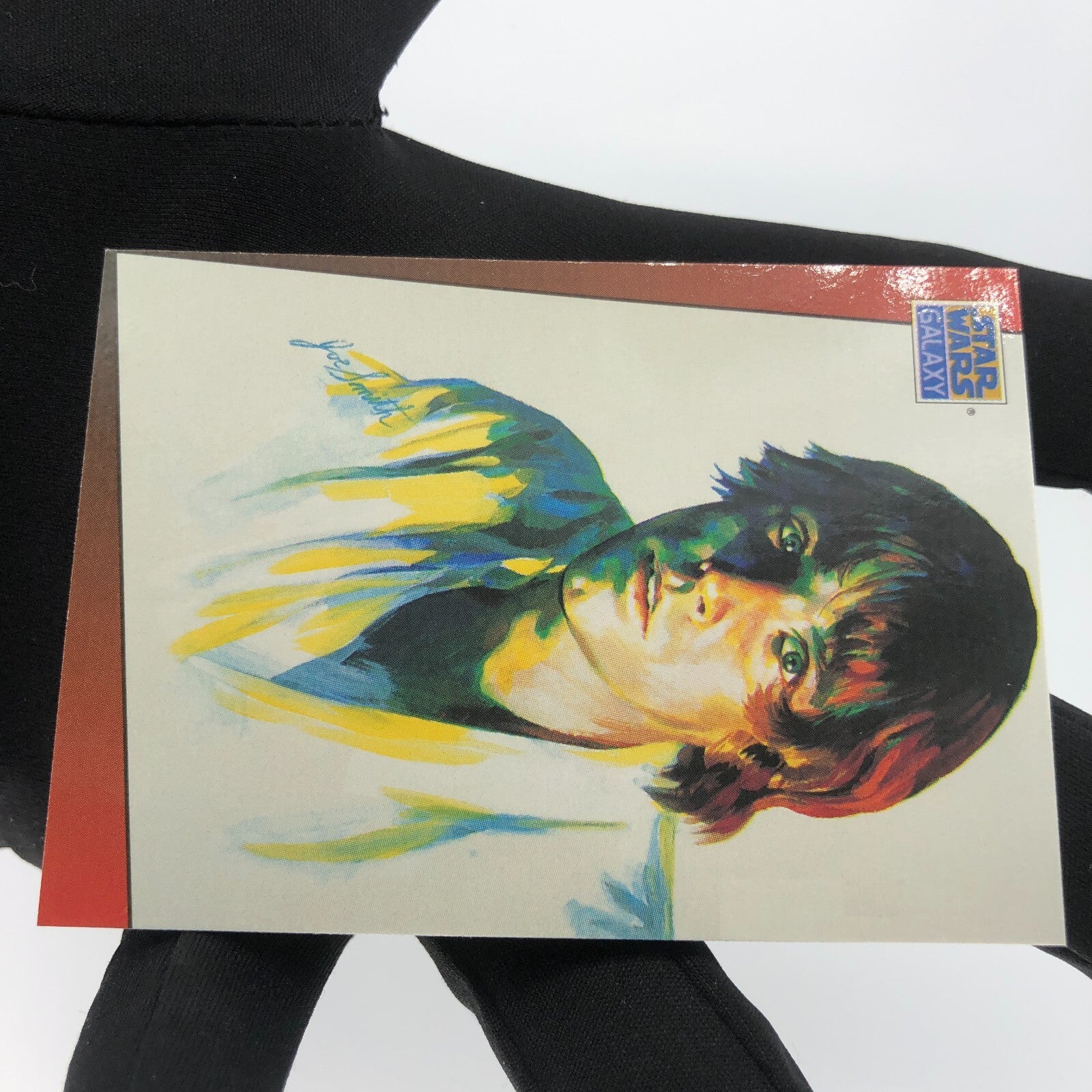 Star Wars Galaxy Card The Design Of 3 Topps Luke Skywalker 1993 [Rank A]