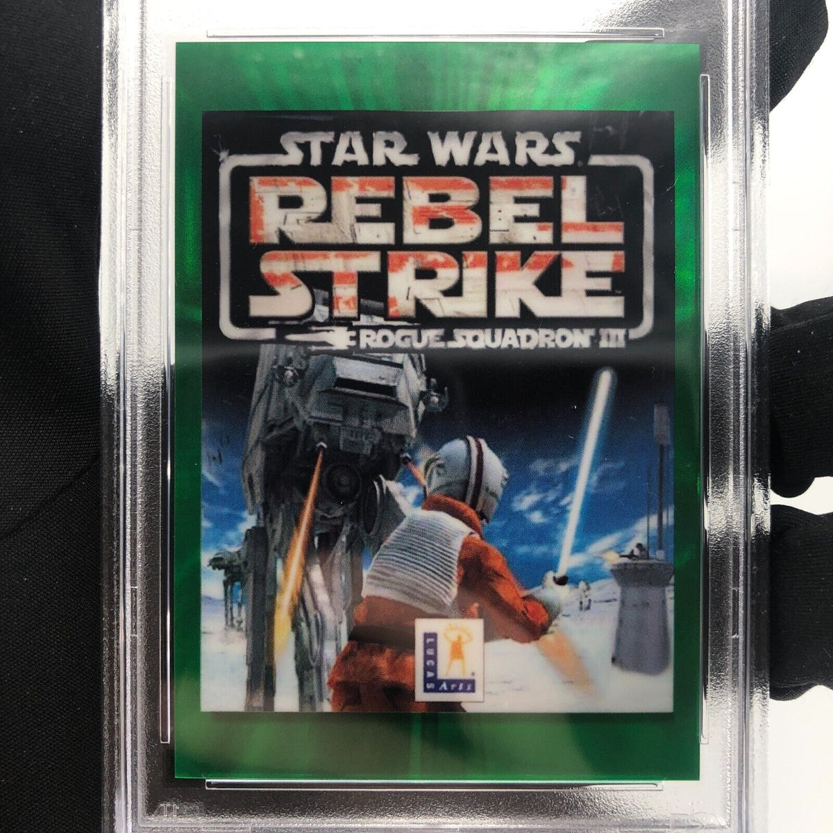 PSA 10 Star Wars Galaxy 2022 Rebel Strike GG-15 /99 Green Topps Chrome [10]