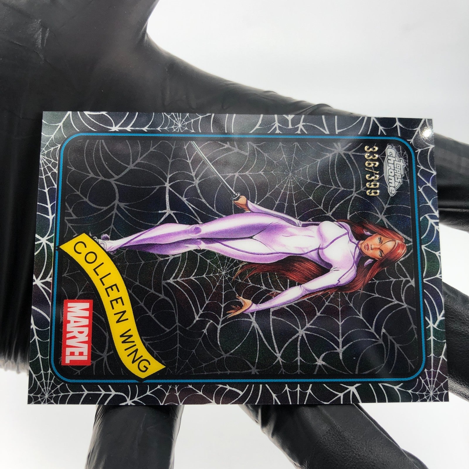 Marvel Card Colleen Wing 47 Black Web /399 Topps Chrome 2025 [NM]