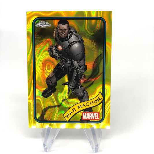 Marvel Card War Maschine 194 Yellow Lava Refractor Topps Chrome 2025 [NM]