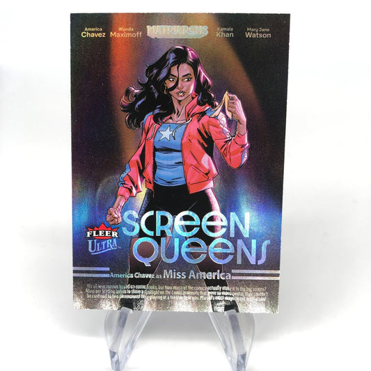 Marvel Card Miss America SQ-15 Screen Queens Matriarchs 2024 Upper Deck [NM]