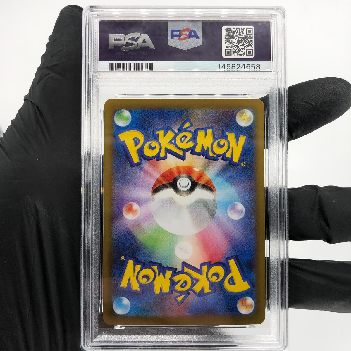 PSA 10 Pokemon Card Noctowl 128/187 H SV8a Masterball Holo Japanese Karte [10]