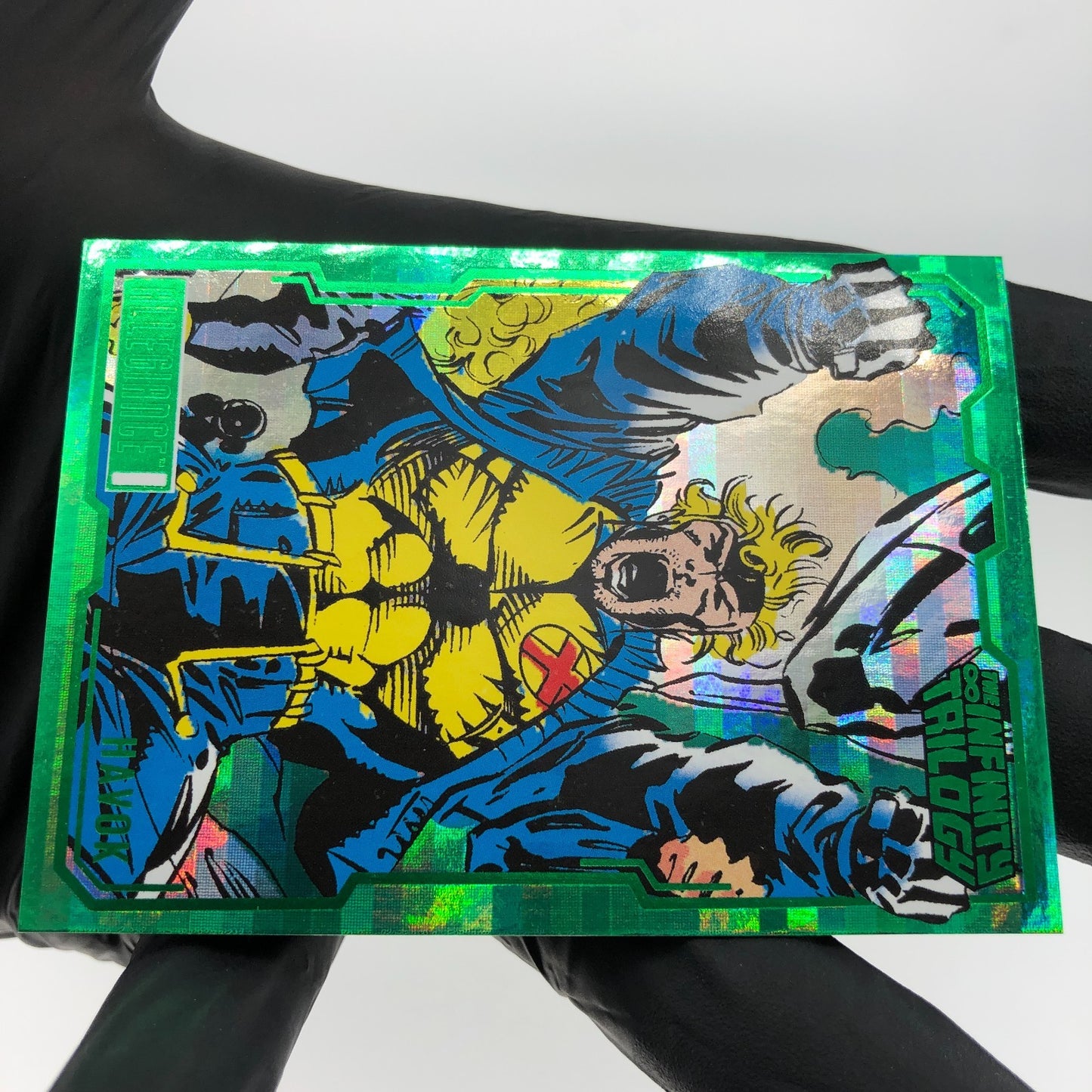 Marvel Card Havok 53 Green /5 Infinity Allegiance Upper Deck [NM]