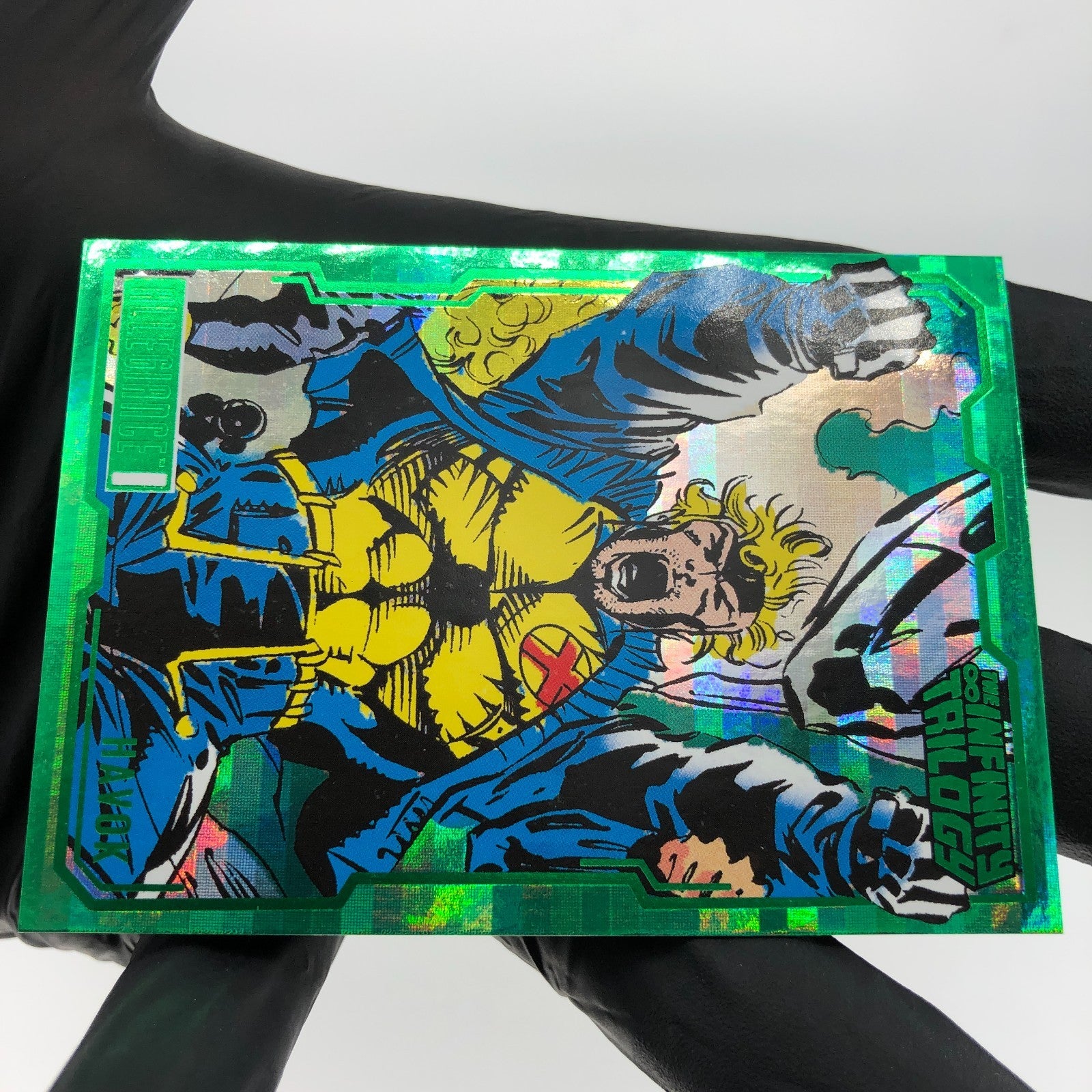 Marvel Card Havok 53 Green /5 Infinity Allegiance Upper Deck [NM]