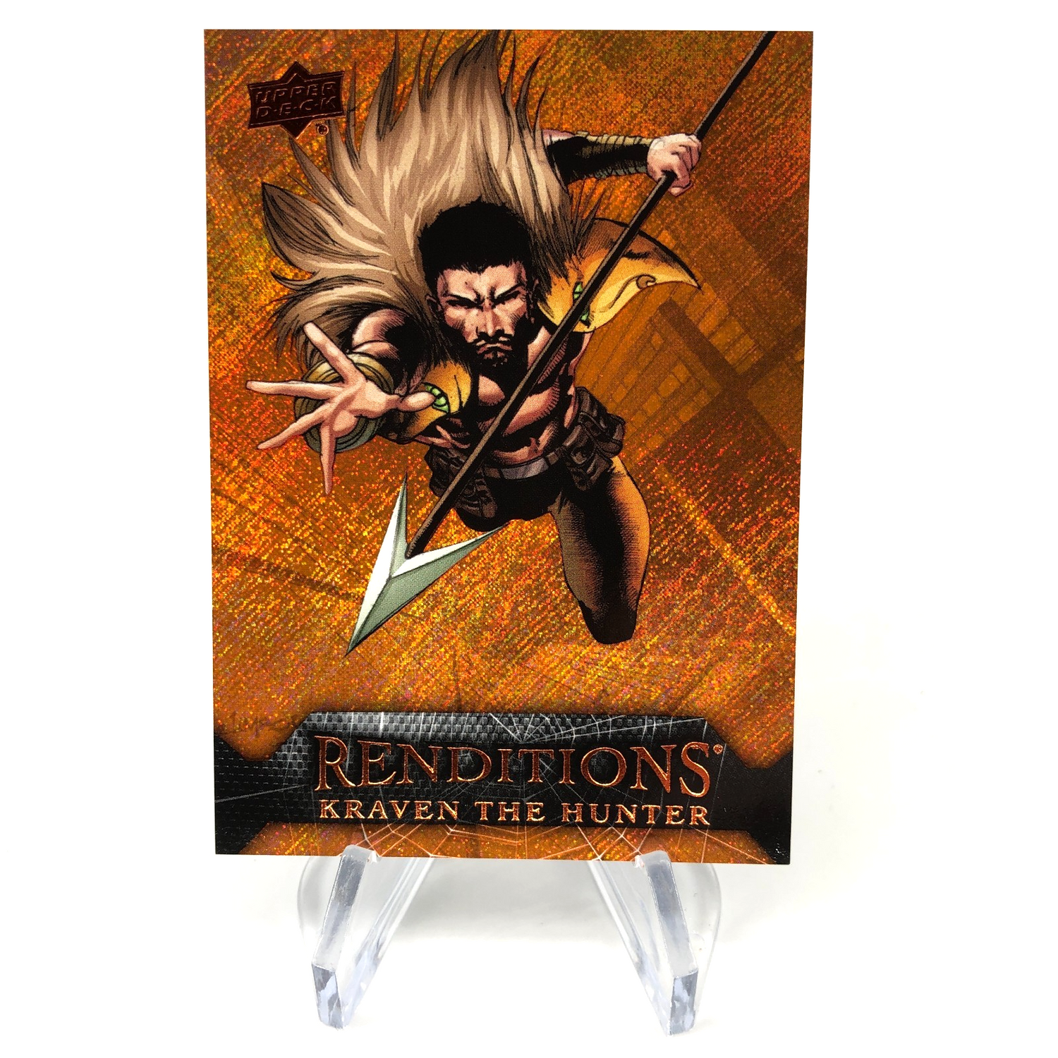 Marvel Card Kraven 45 Orange  /299 Fleer Upper Deck Renditions [NM]