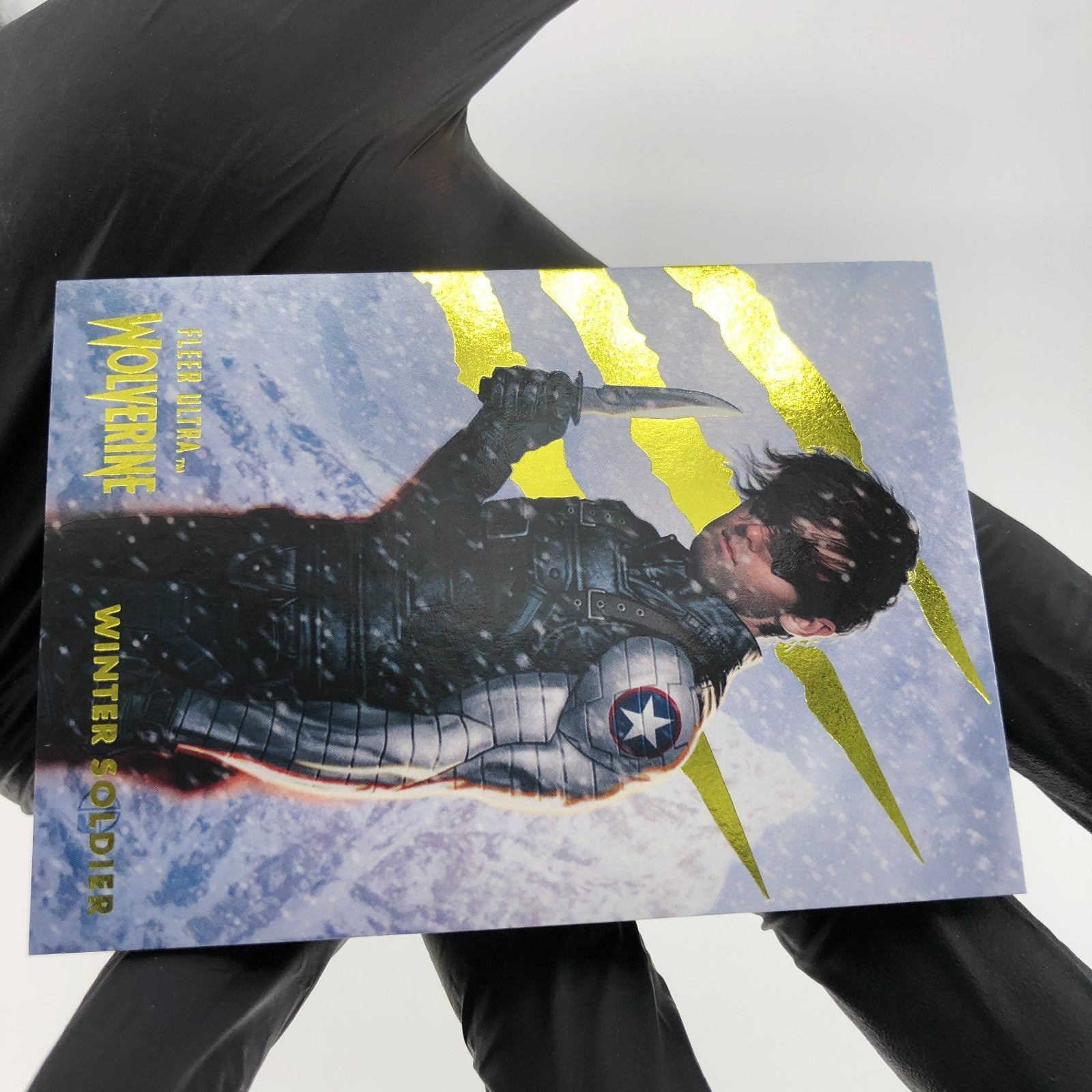 Marvel Card Winter Soldier 16 Gold /90 Fleer Upper Deck Ultra Wolverine [NM]