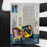 Marvel Card Quasar Blue Traxx 72-V Variant  Fleer Upper Deck Masterpieces [NM]