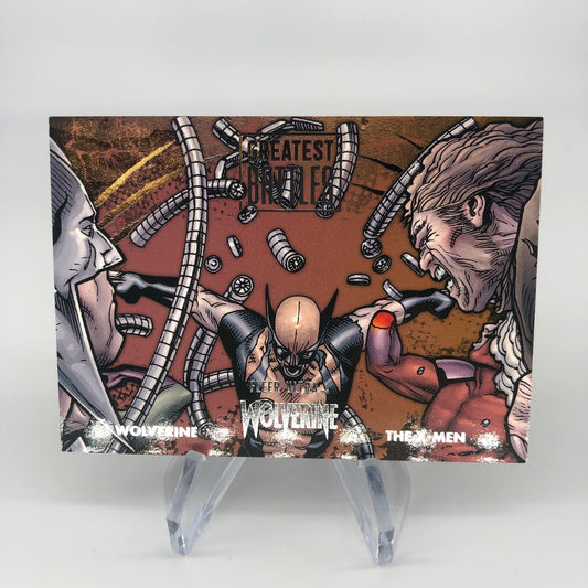 Marvel Card X-Men Vs Greatest Battles GB-21 Fleer Upper Wolverine Ultra[Rank A]