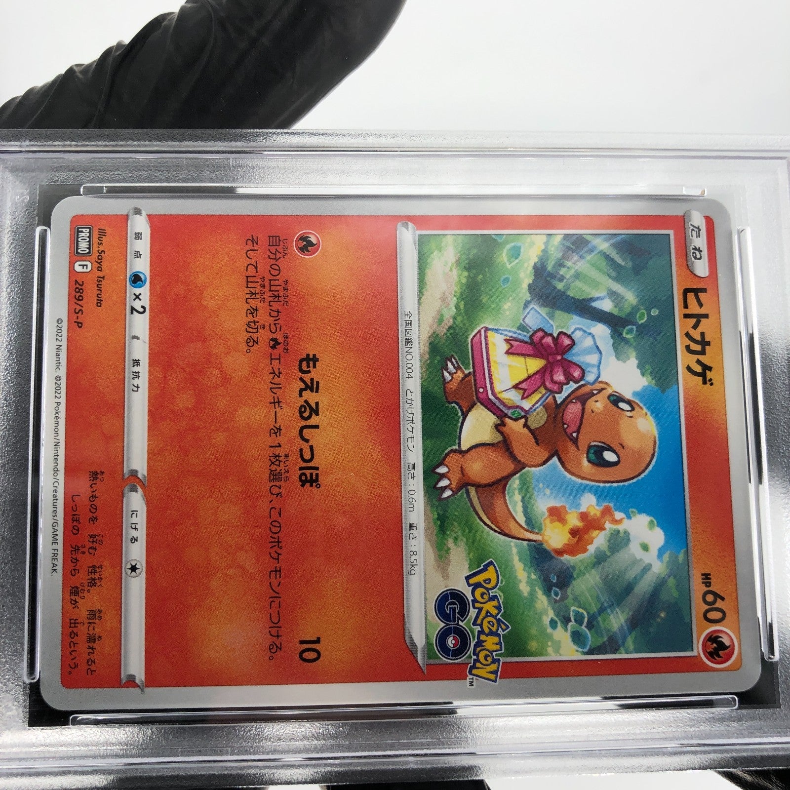 PSA 9 Pokemon Card Charmander 289/S-P Promo Go Japanese Karte [9]