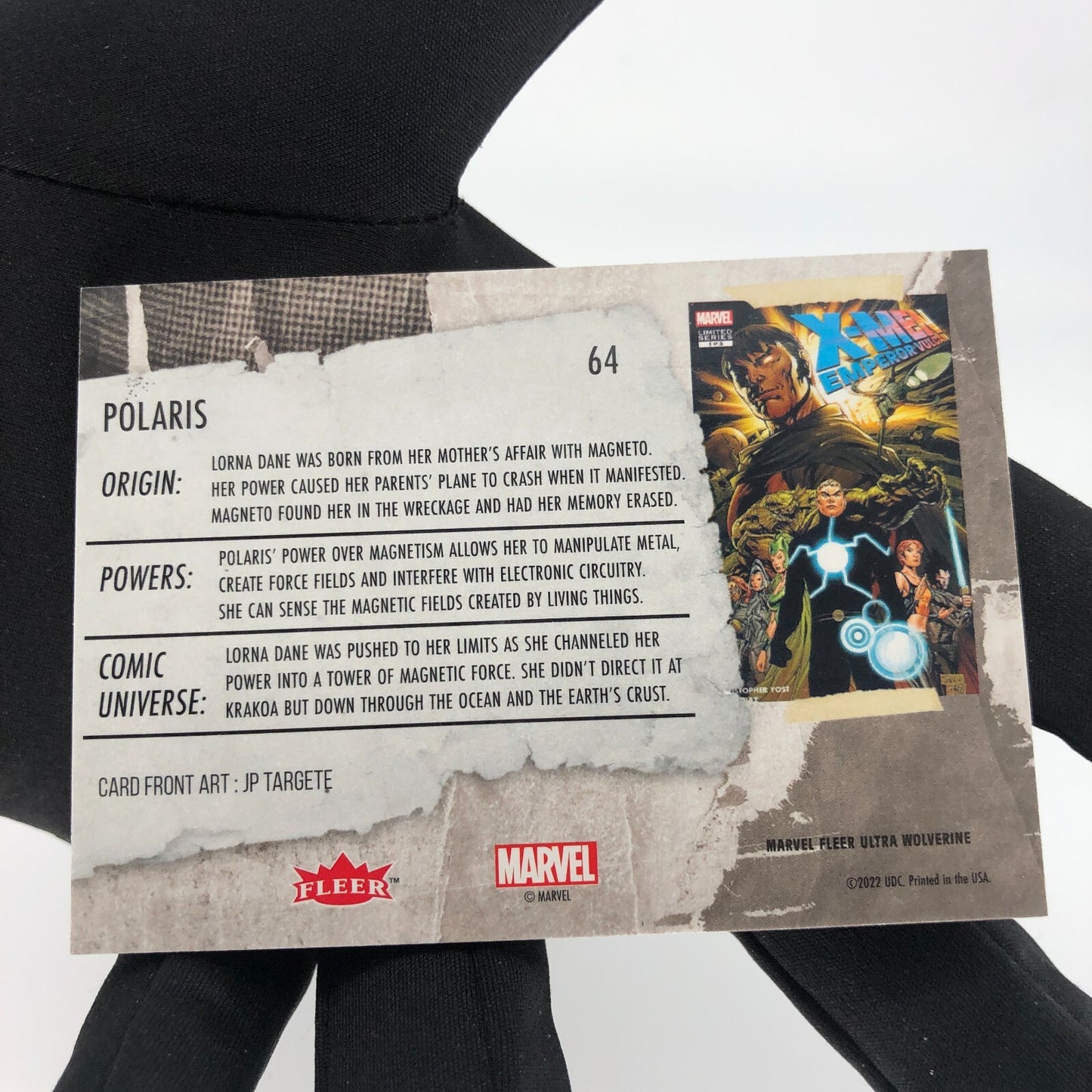 Marvel Card Polaris 64 Base Upper Wolverine Ultra [A]