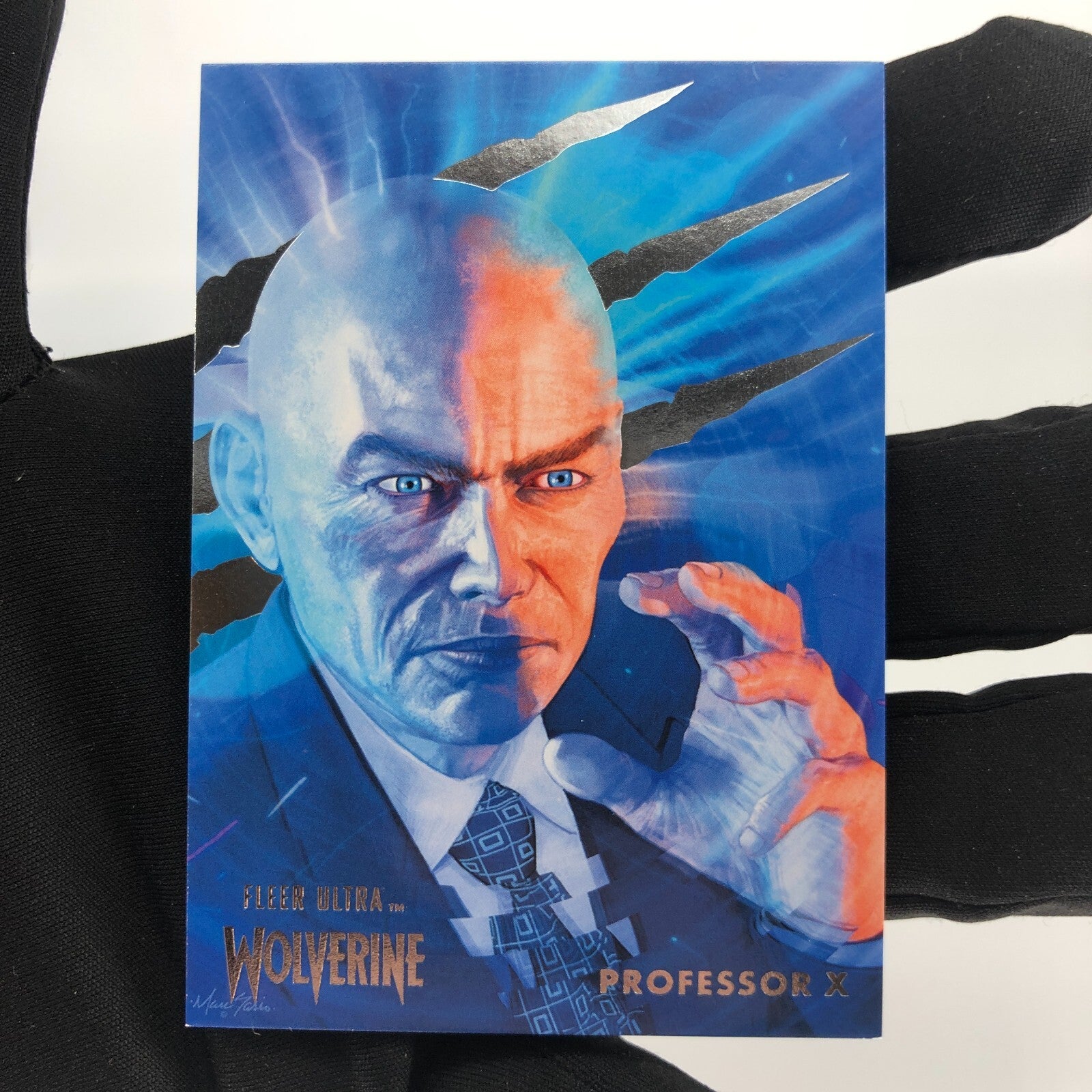 Marvel Card Professor X 55 Base Upper Wolverine Ultra [A]