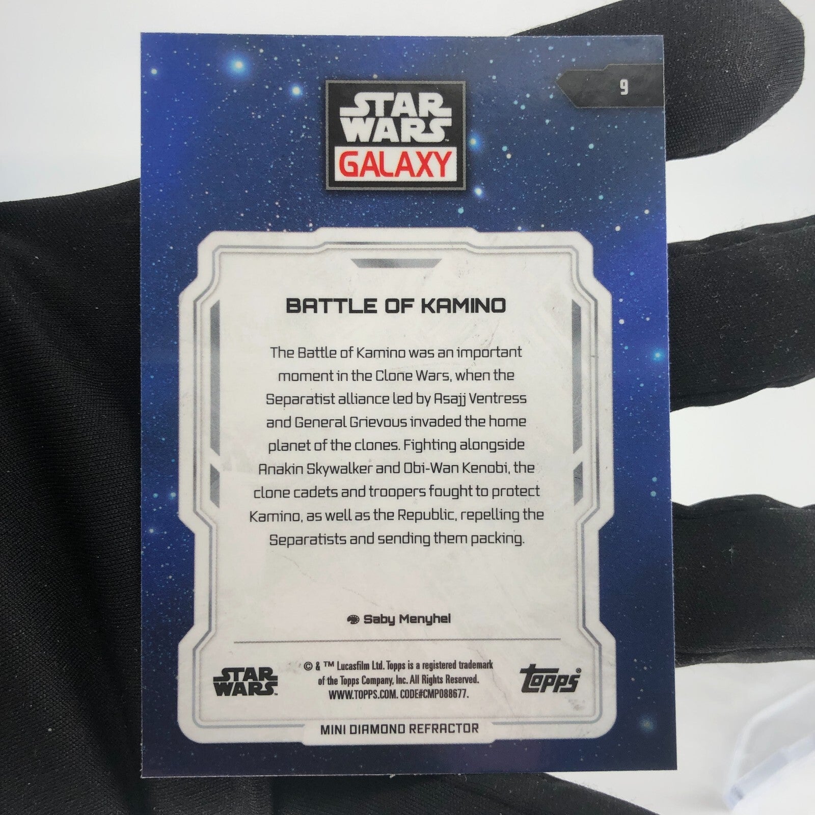 Star Wars Galaxy 2024 Battle Of Kamino 9 Base Topps Chrome [Rank A]