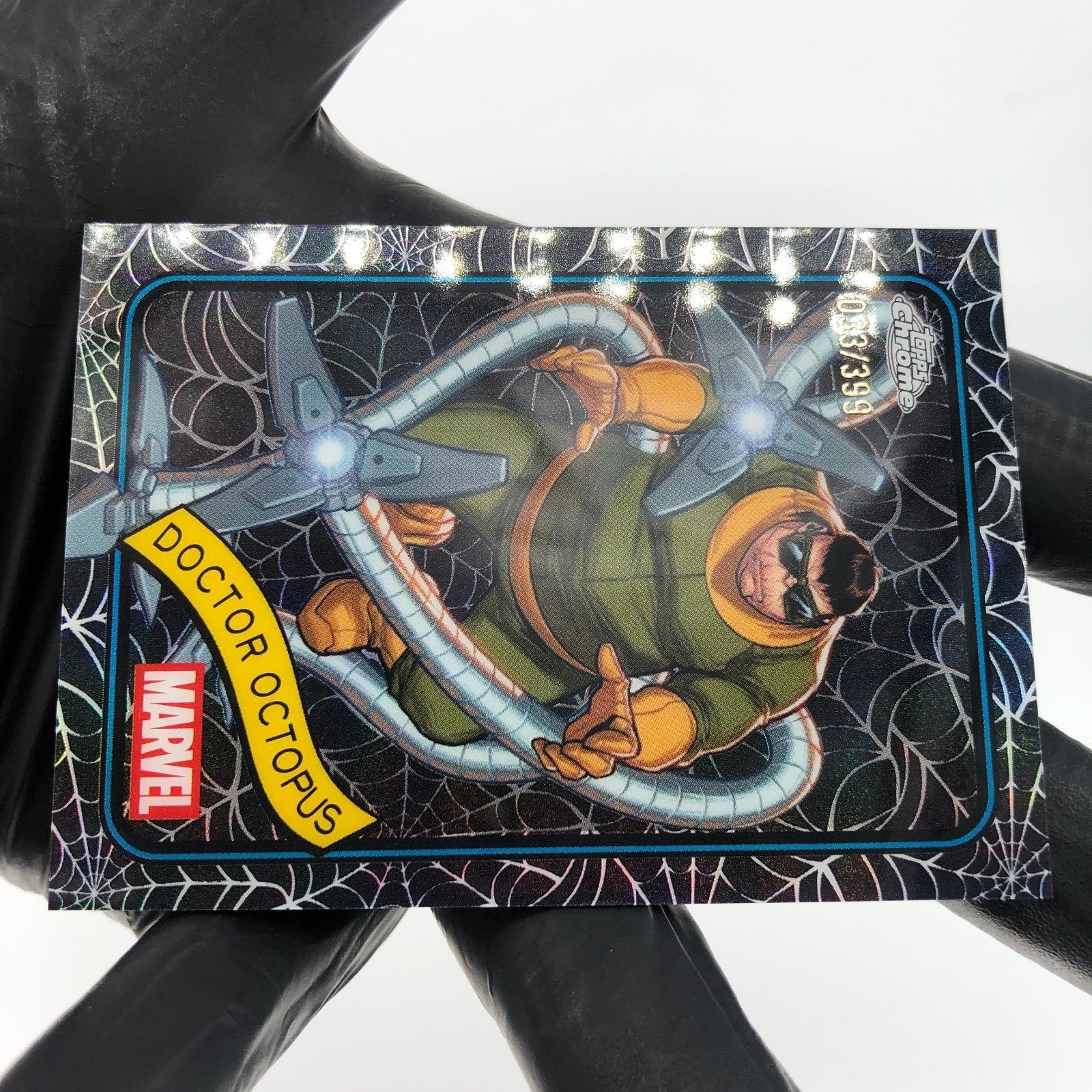 Marvel Card Doctor Octopus 160 Black Web /399 Topps Chrome 2025 [NM]