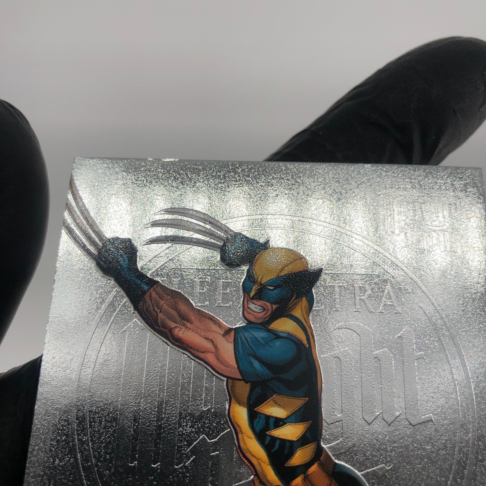 Marvel Card Wolverine M-49 Medallion Fleer Upper Deck Midnight Sons Ultra [Exc.]
