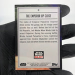 Star Wars Galaxy 2023 The Emperor Up Close 10 Aqua /199 Insert Topps Chrome [NM]