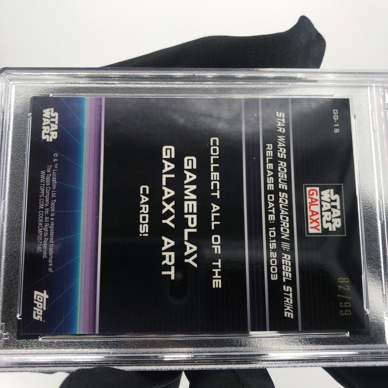 PSA 10 Star Wars Galaxy 2022 Rebel Strike GG-15 /99 Green Topps Chrome [10]