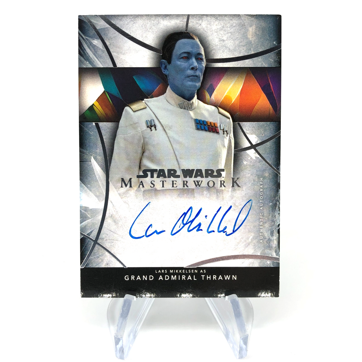 2024 Topps Masterwork Star Wars Admiral Thrawn A-LM Autograph Lars Mikkelsen