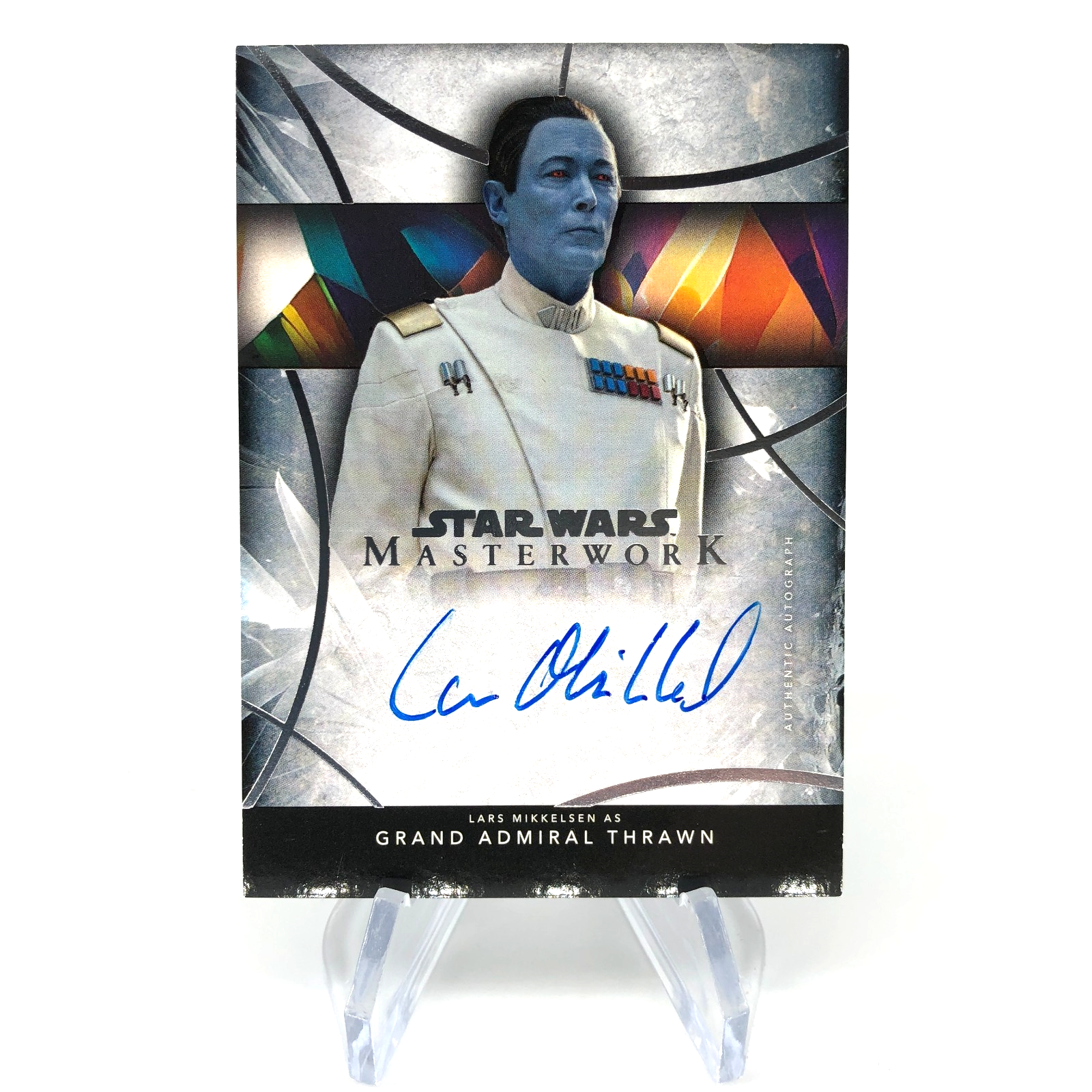 2024 Topps Masterwork Star Wars Admiral Thrawn A-LM Autograph Lars Mikkelsen