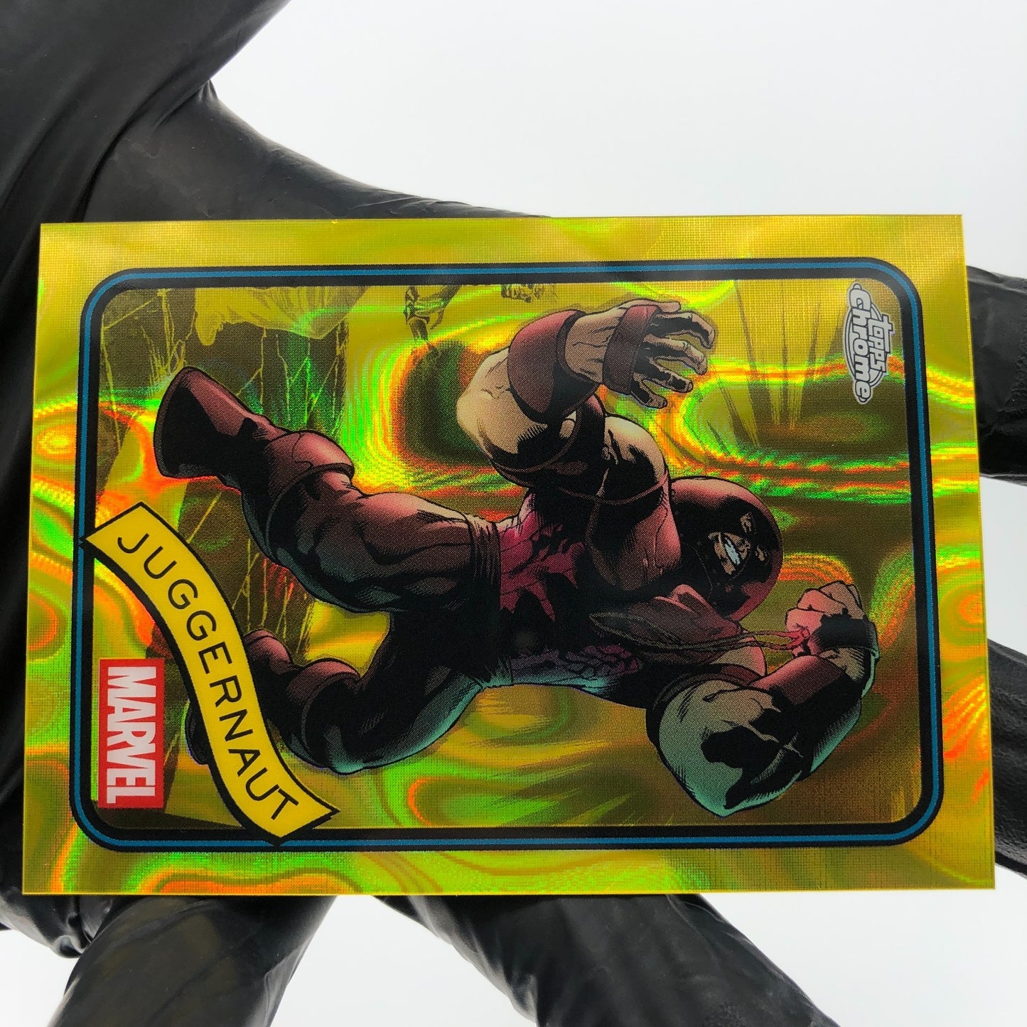 Marvel Card Juggernaut 146 Yellow Lava Refractor Topps Chrome 2025 [NM]