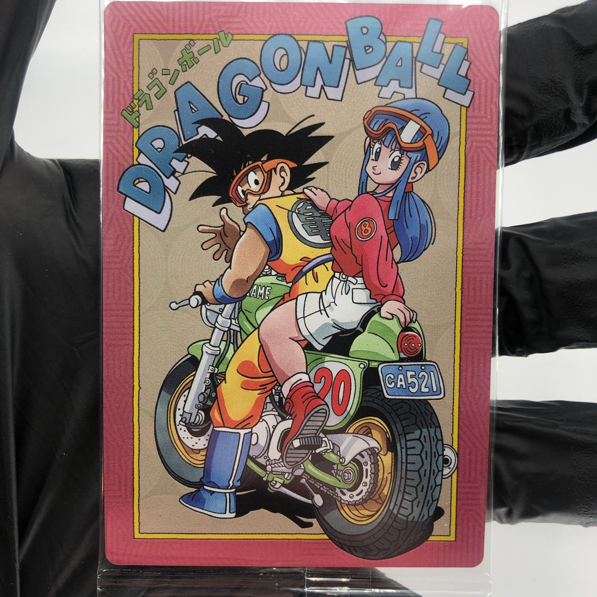 Dragonball Son Goku Bulma 3-29 Itajaga Wafer Card DBS Holo japanese [Sealed]