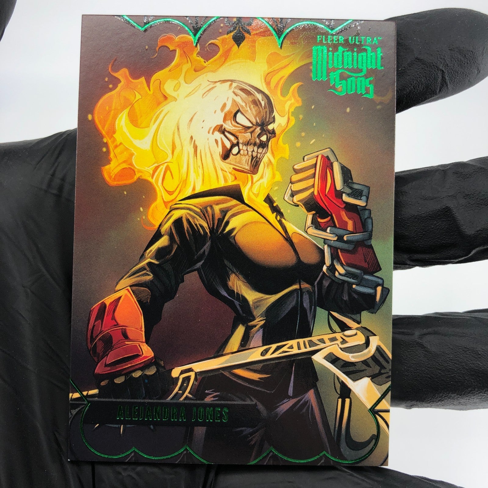 Marvel Card Ghost Rider 2 Parallel  Midnight Sons 2022 Fleer Upper Deck [NM]
