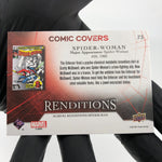 Marvel Card Spider-Woman 73 Comic Covers Fleer Upper Deck Renditions [NM]