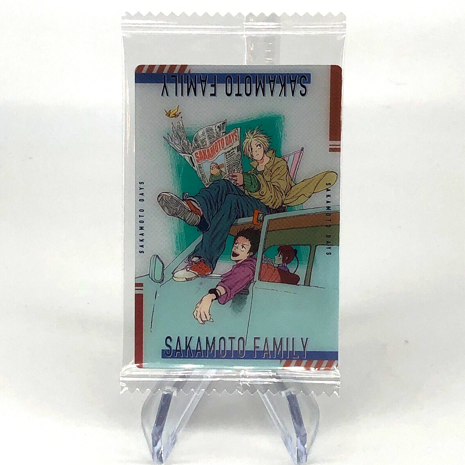 Sakamoto Days Card Wafer Heisuke and Shin V-17 Holo Japanese [Rank S]