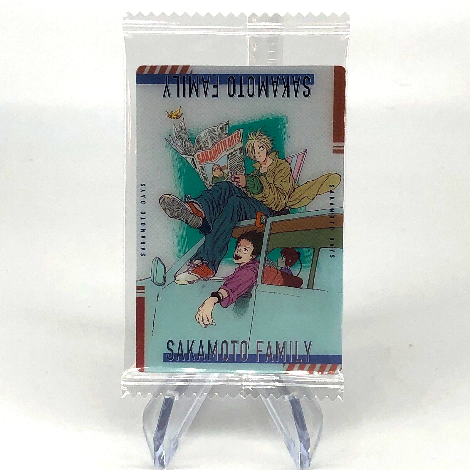 Sakamoto Days Card Wafer Heisuke and Shin V-17 Holo Japanese [Rank S]