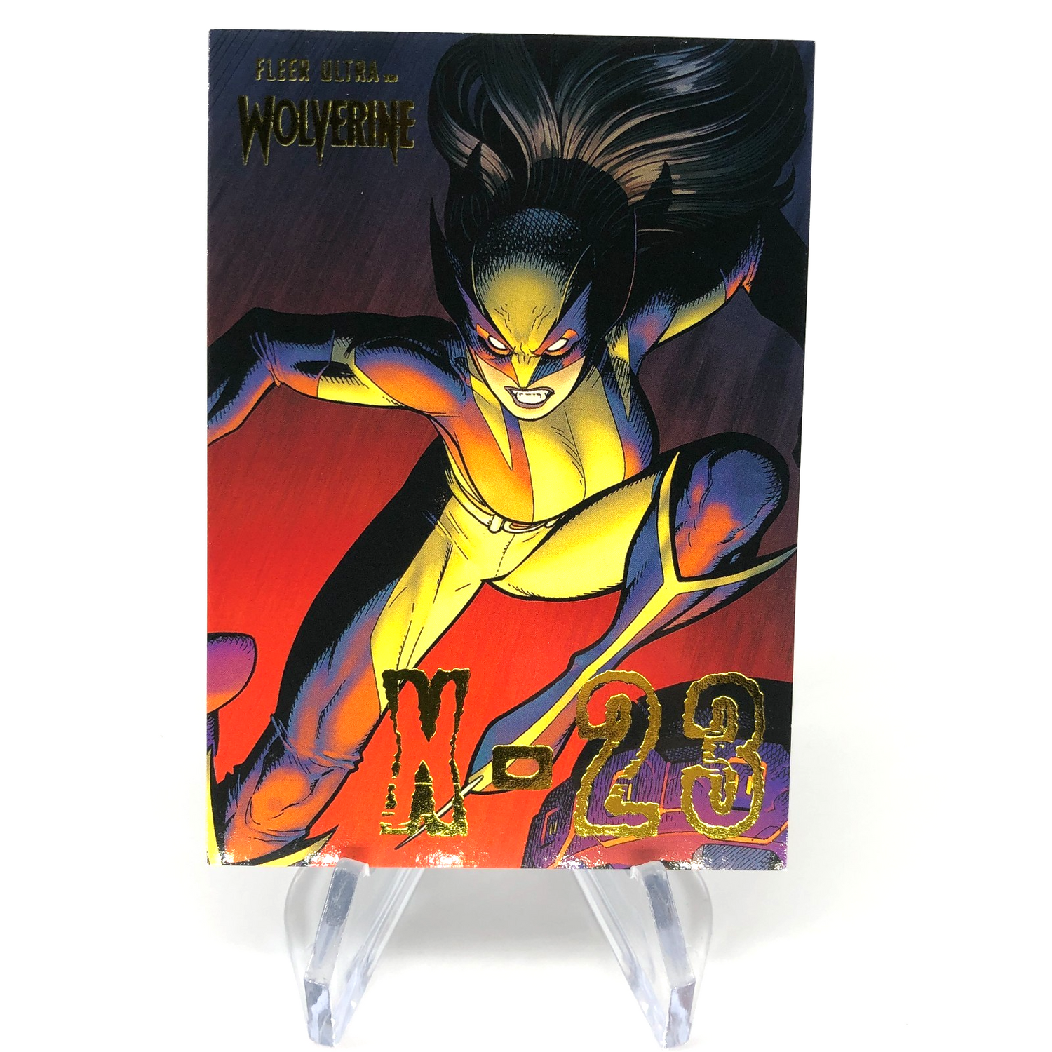 Marvel Card X-23 X-3 Gold /90 Fleer Upper Deck Ultra Wolverine [NM]