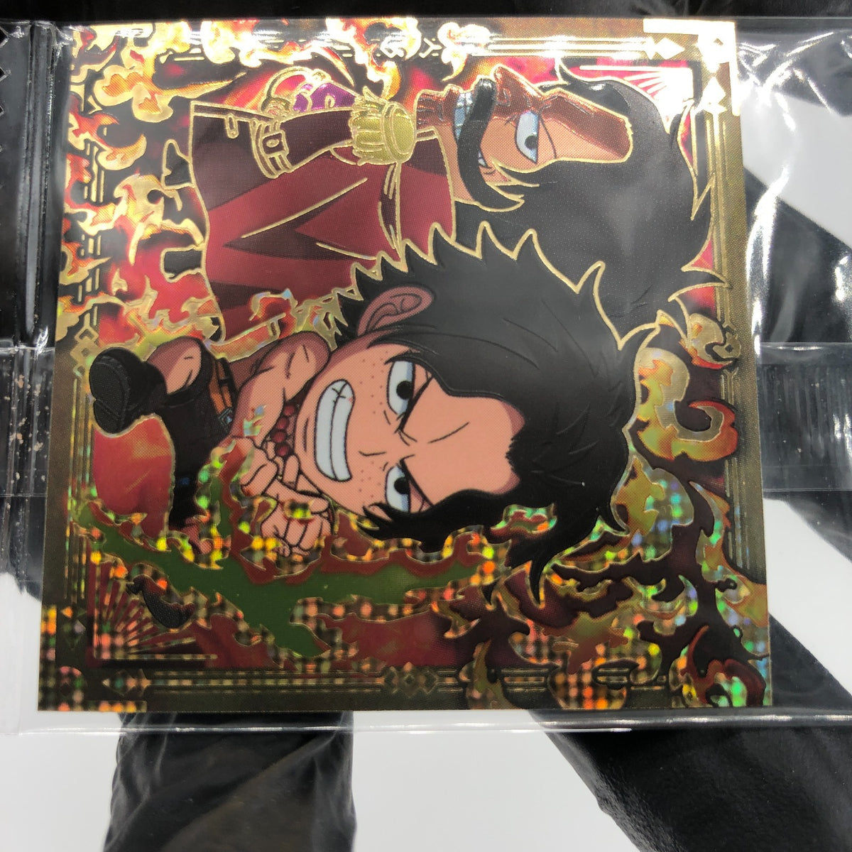 One Piece Ace Gold Roger SW12-31 SP Holo Wafer Japan [Sealed]