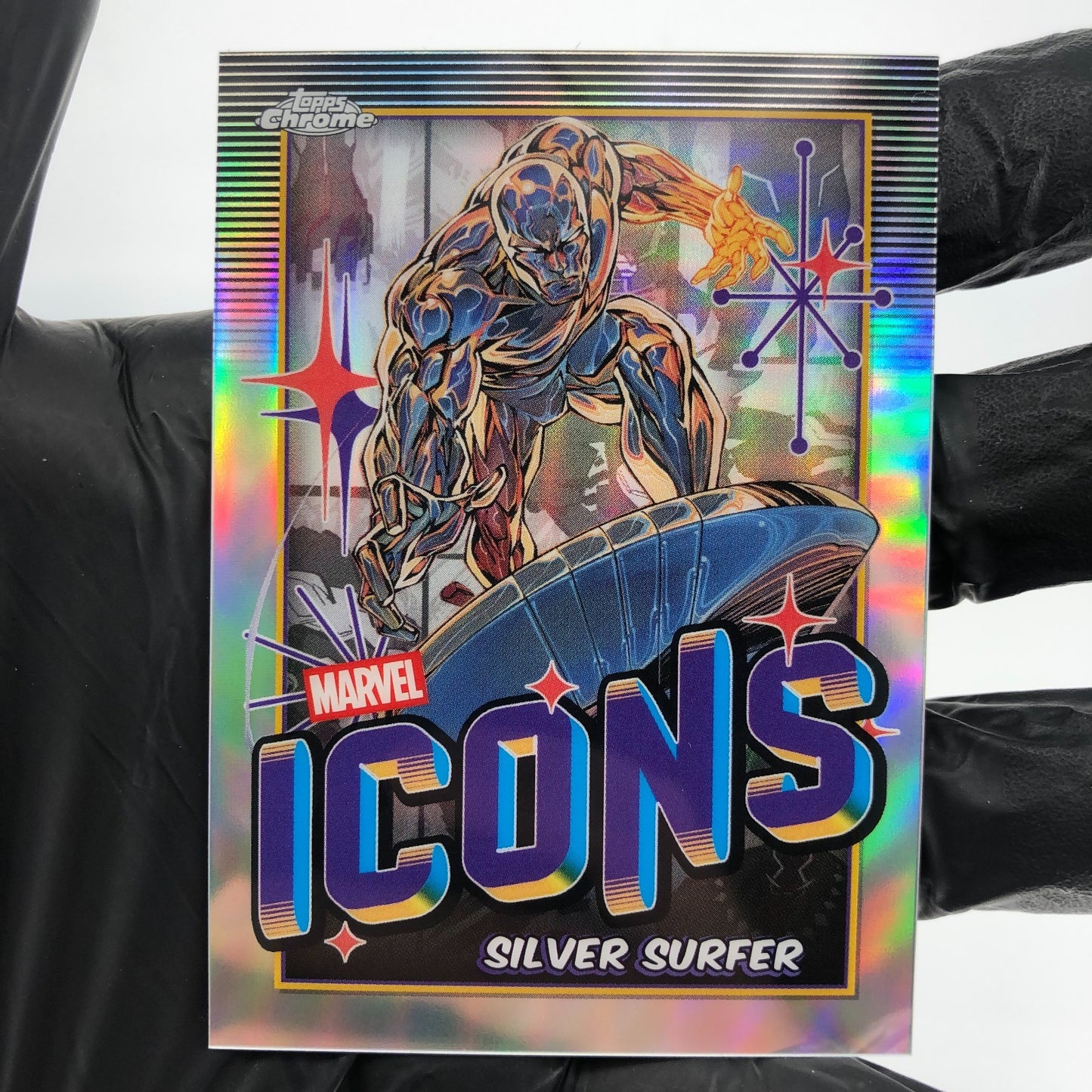 Marvel Card Silver Surfer MI-4 Icons Topps Chrome 2025 [NM]