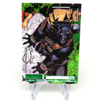 Marvel Card Avengers vs X-Men Beast C67 Green Holo Allegiance Upper Deck [NM]