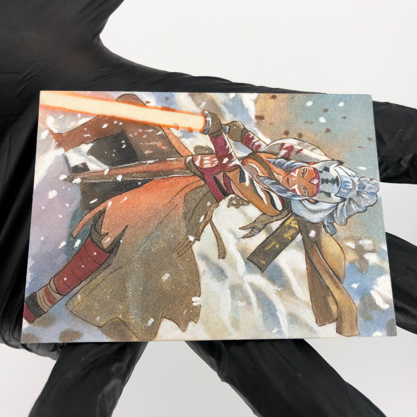 Star Wars Card Ahsoka Tano Sketch /1 Nyssa [NM]