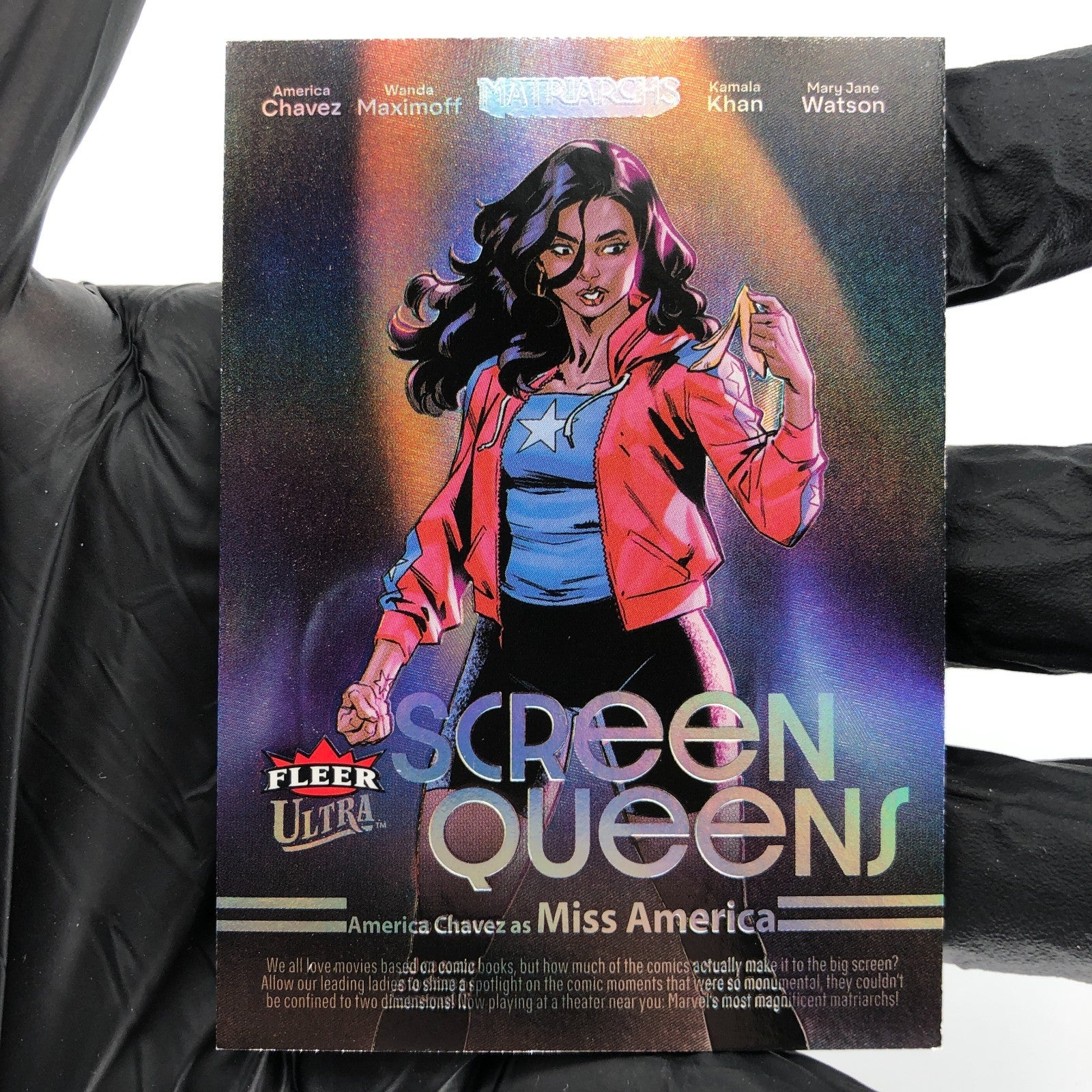 Marvel Card Miss America SQ-15 Screen Queens Matriarchs 2024 Upper Deck [NM]