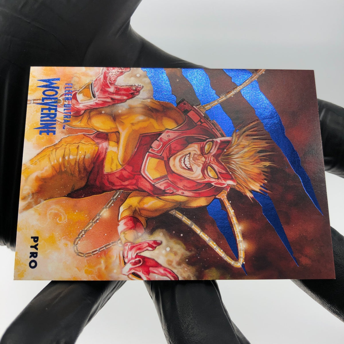 Marvel Card Pyro 98 Blue /181 Fleer Upper Deck Ultra Wolverine [NM]