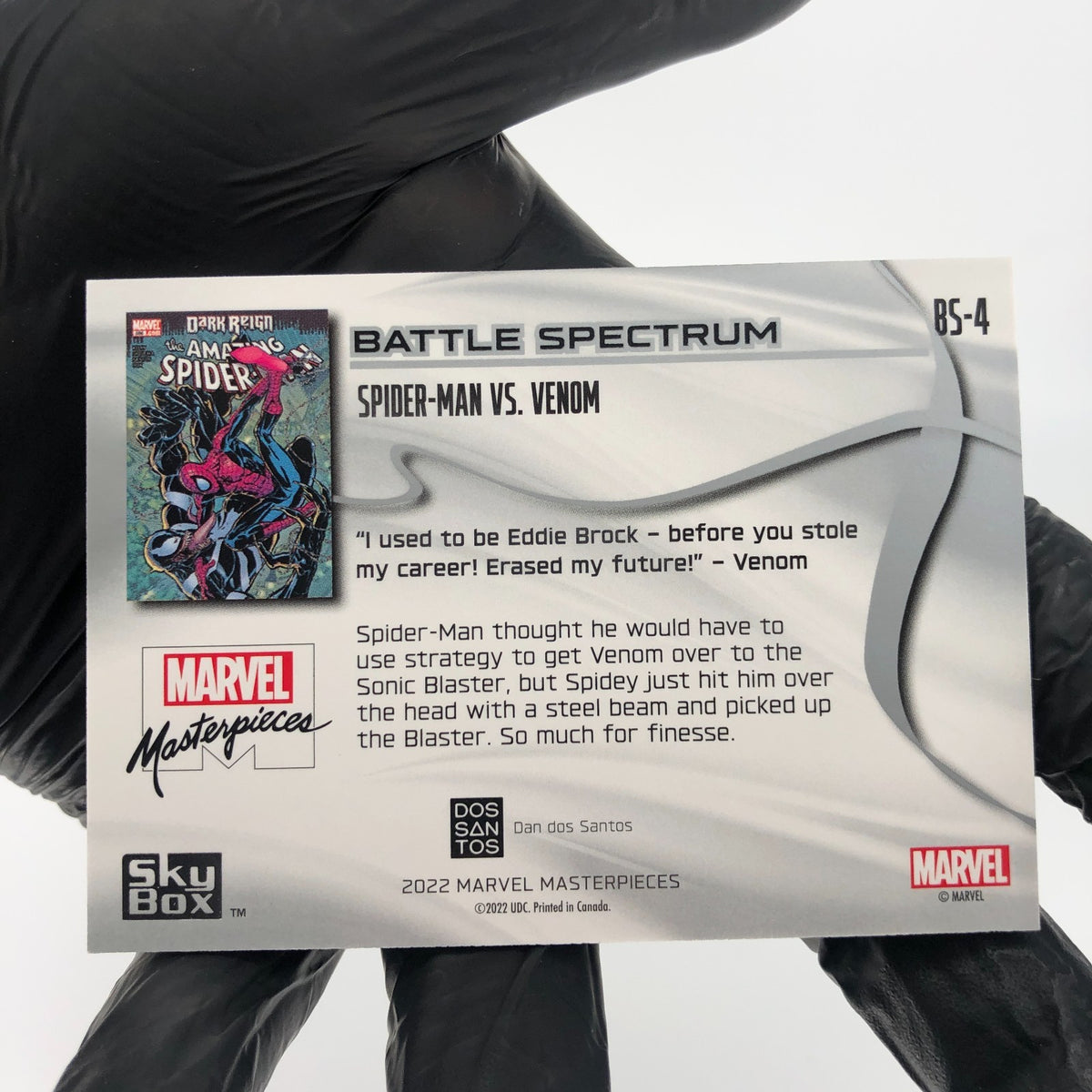 Marvel Card Spider-Man vs. Venom BS-4 Fleer Upper Deck Masterpieces 2022 [NM]