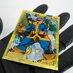 Marvel Card Thanos 1 Yellow Crackle /149 Infinity Allegiance Upper Deck [NM]