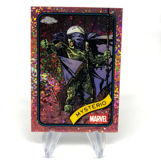 Marvel Card Mysterio 115 Rose Gold /40 Mini Diamond Topps Chrome 2025 [NM]