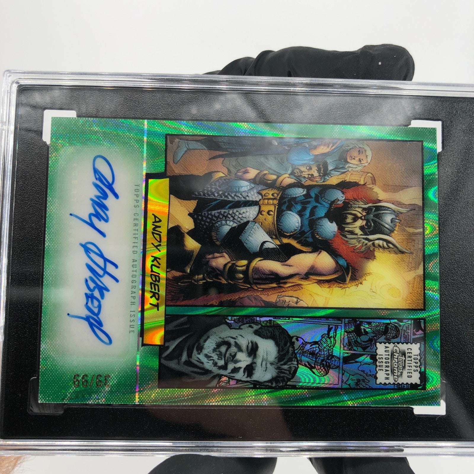 SGC 10 Marvel Card Thor CA-ANK /99 Andy Kubert Autograph Topps Chrome 2024 [NM]