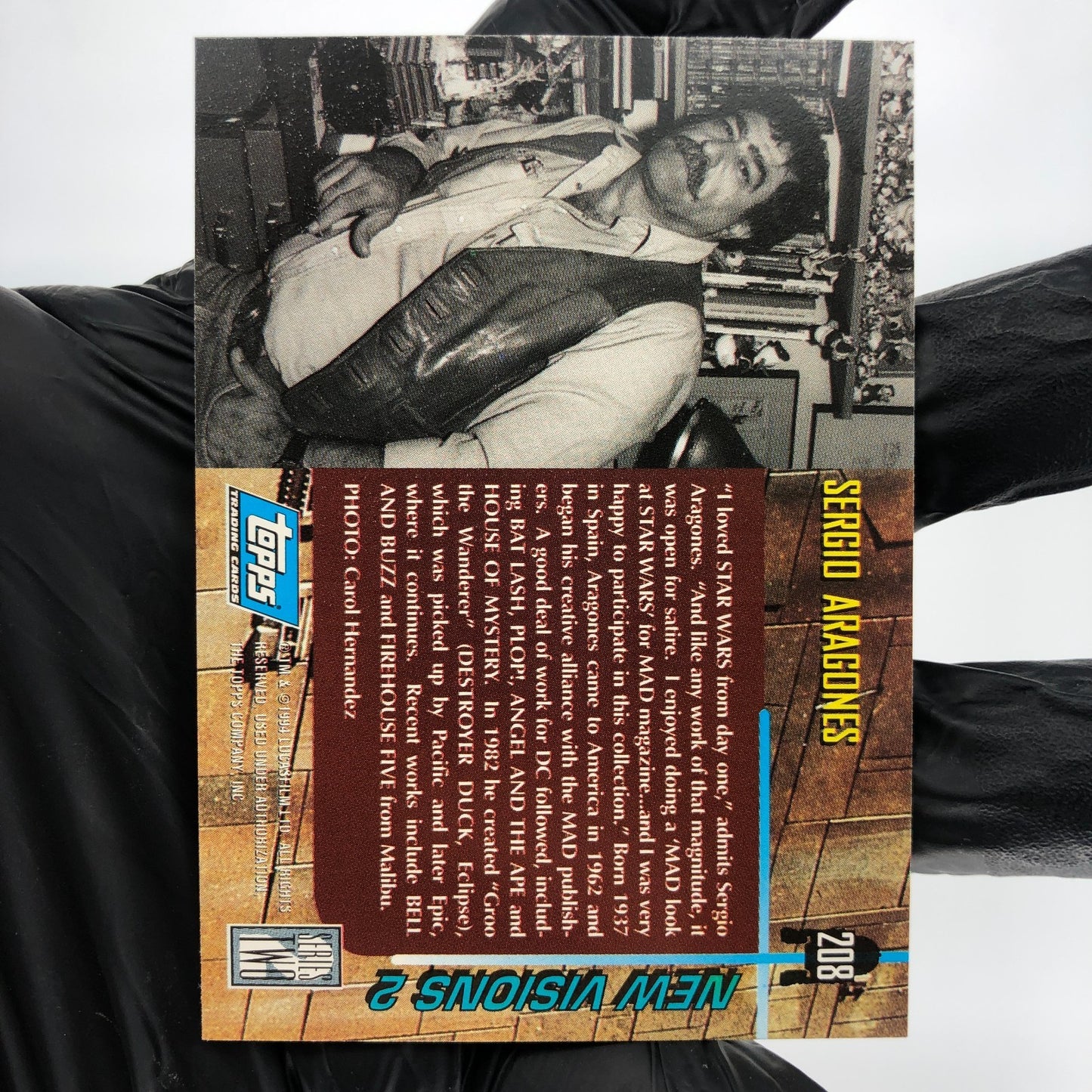 Star Wars Galaxy Card C-3PO 208 Sergio Aragones New Visions Topps 1994 [NM]