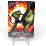 Marvel Card Scorpion 64 Metal  /25 Fleer Upper Deck Renditions [NM]