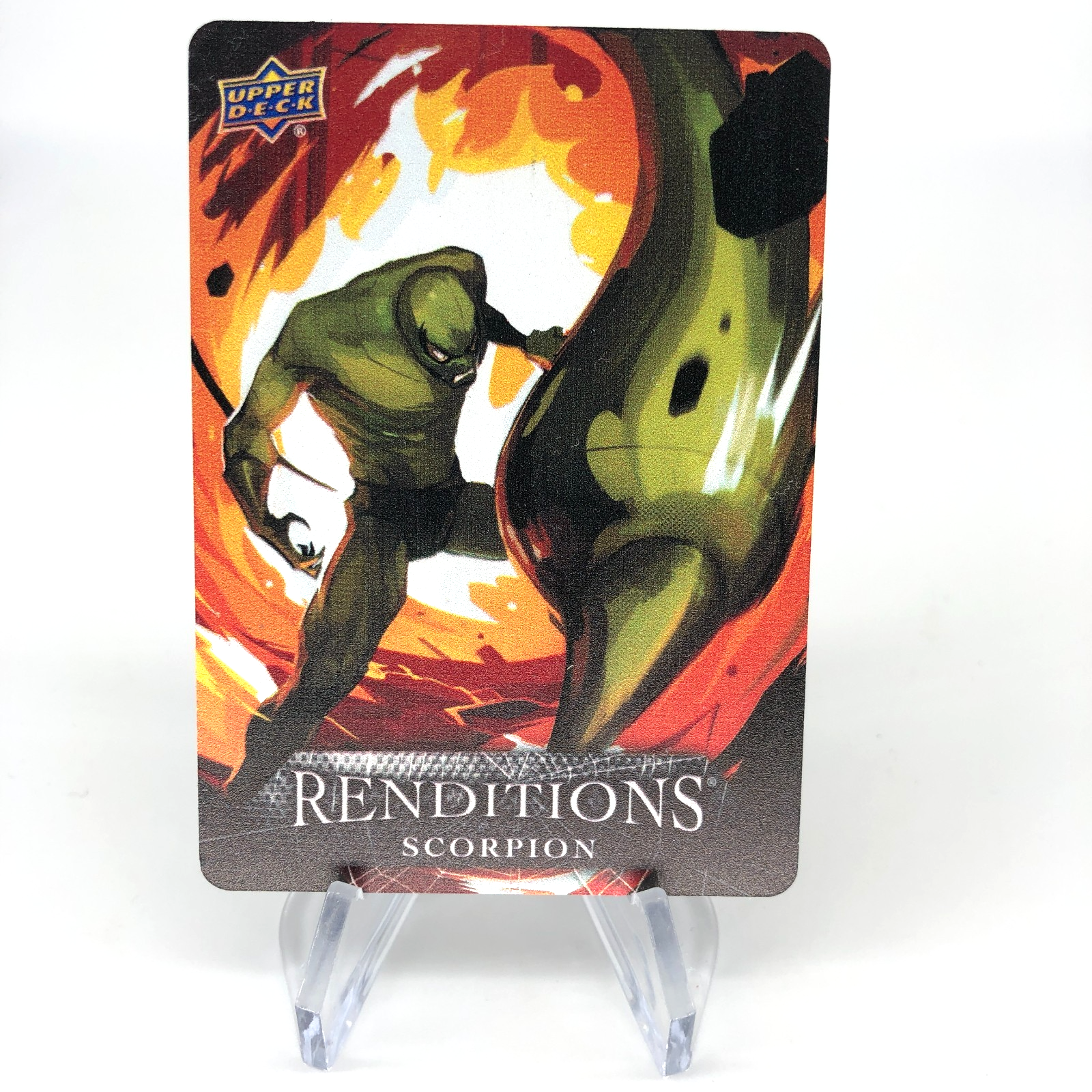 Marvel Card Scorpion 64 Metal  /25 Fleer Upper Deck Renditions [NM]