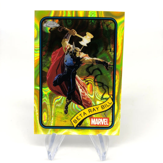 Marvel Card Beta Ray Bill 65 Yellow Lava Refractor Topps Chrome 2025 [NM]