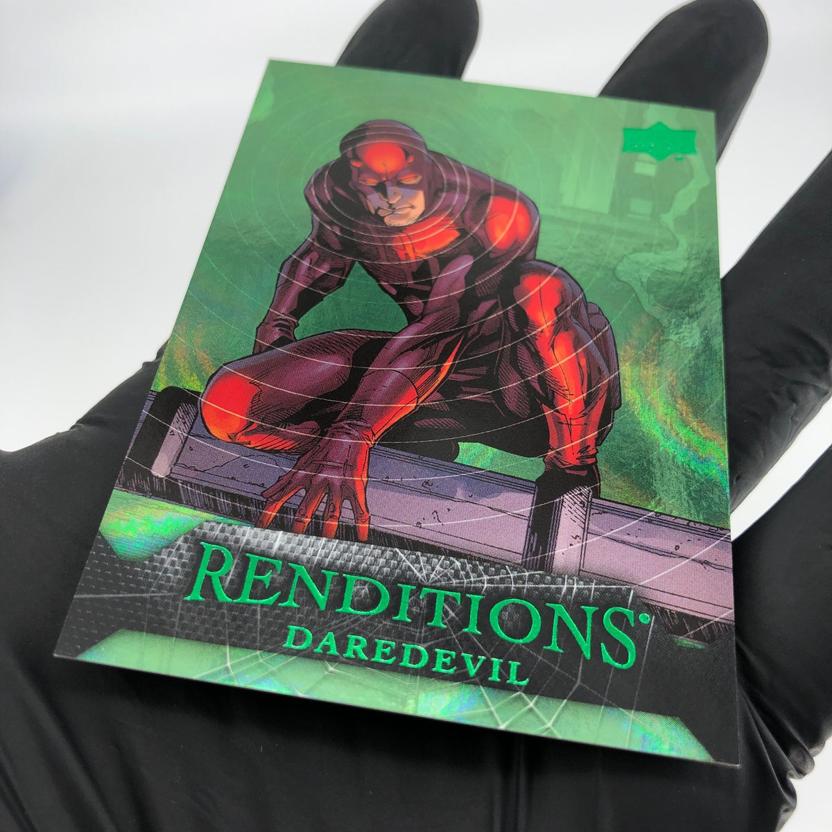 Marvel Card Daredevil 83 Green  /399 Fleer Upper Deck Renditions [NM]