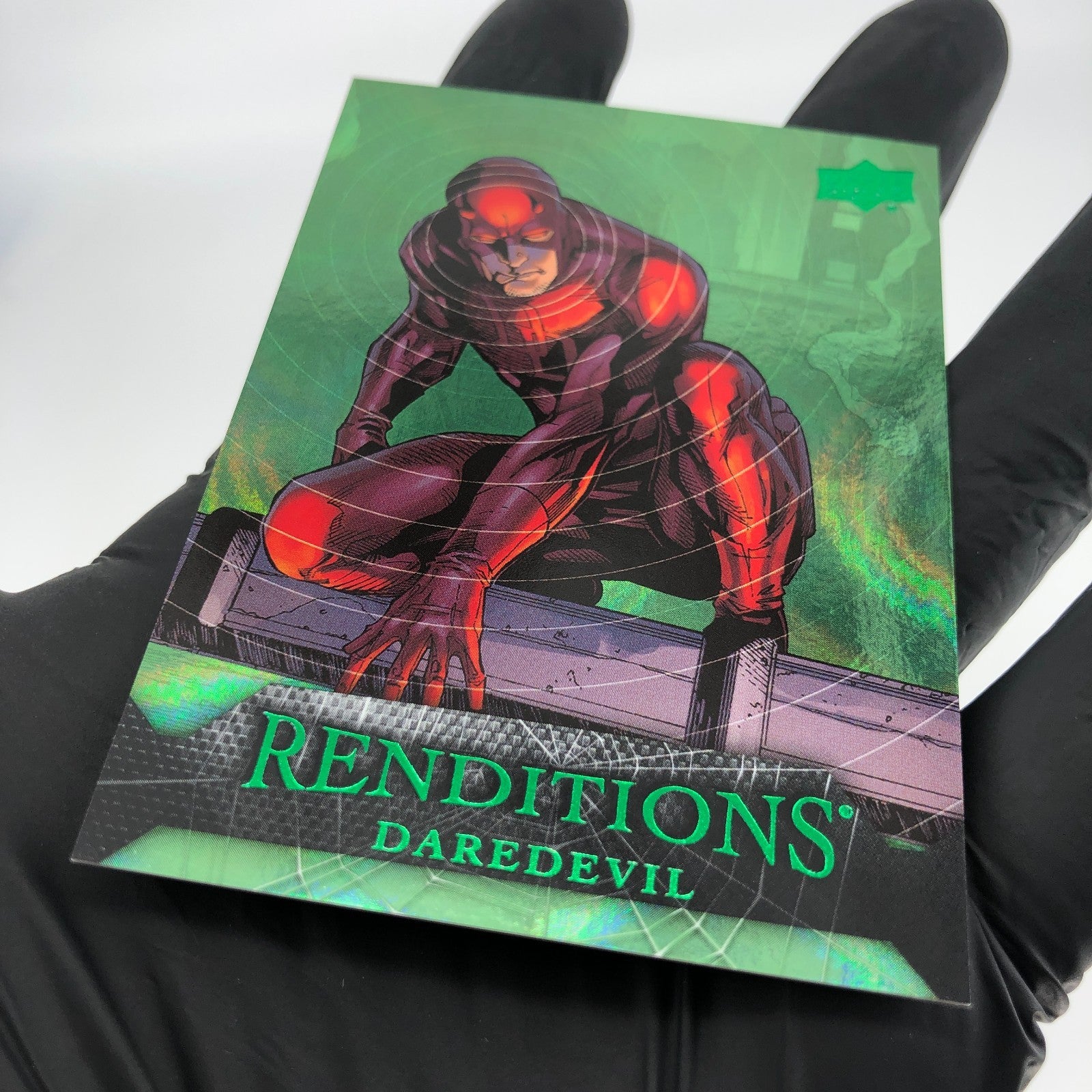 Marvel Card Daredevil 83 Green  /399 Fleer Upper Deck Renditions [NM]