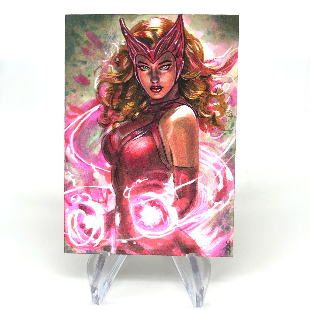 Marvel Sketch Card Scarlet Witch Artist Veronica O Connell 2026 [NM]