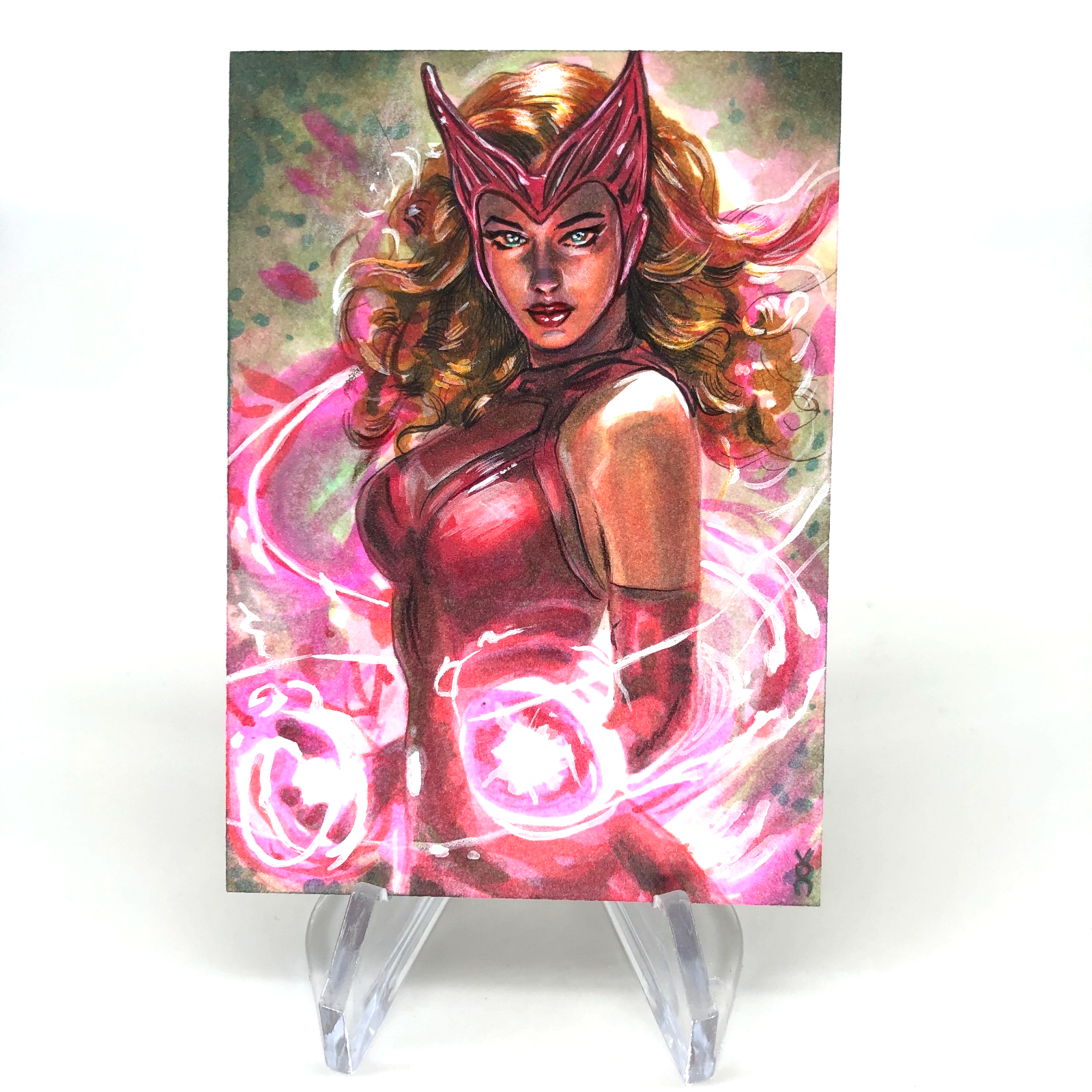 Marvel Sketch Card Scarlet Witch Artist Veronica O Connell 2026 [NM]