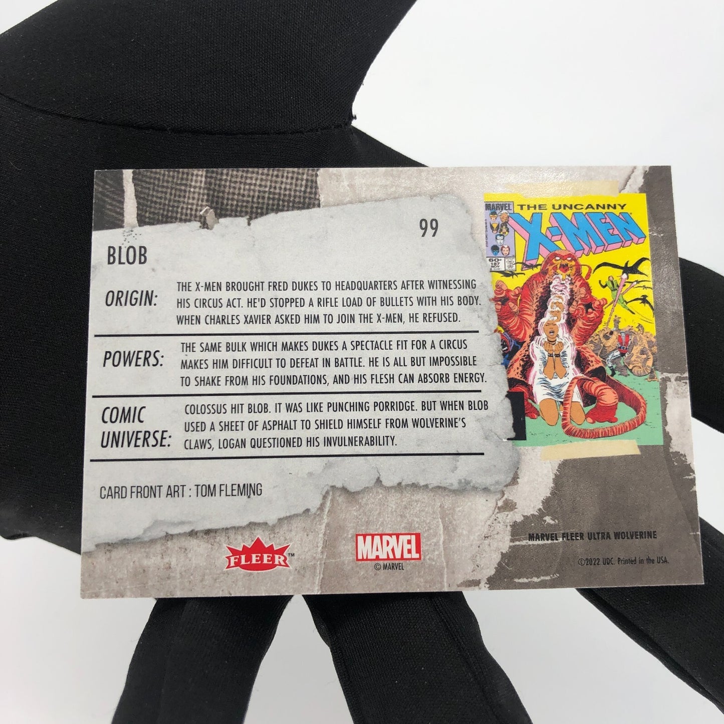 Marvel Card Blob 99 Base Upper Wolverine Ultra [A]