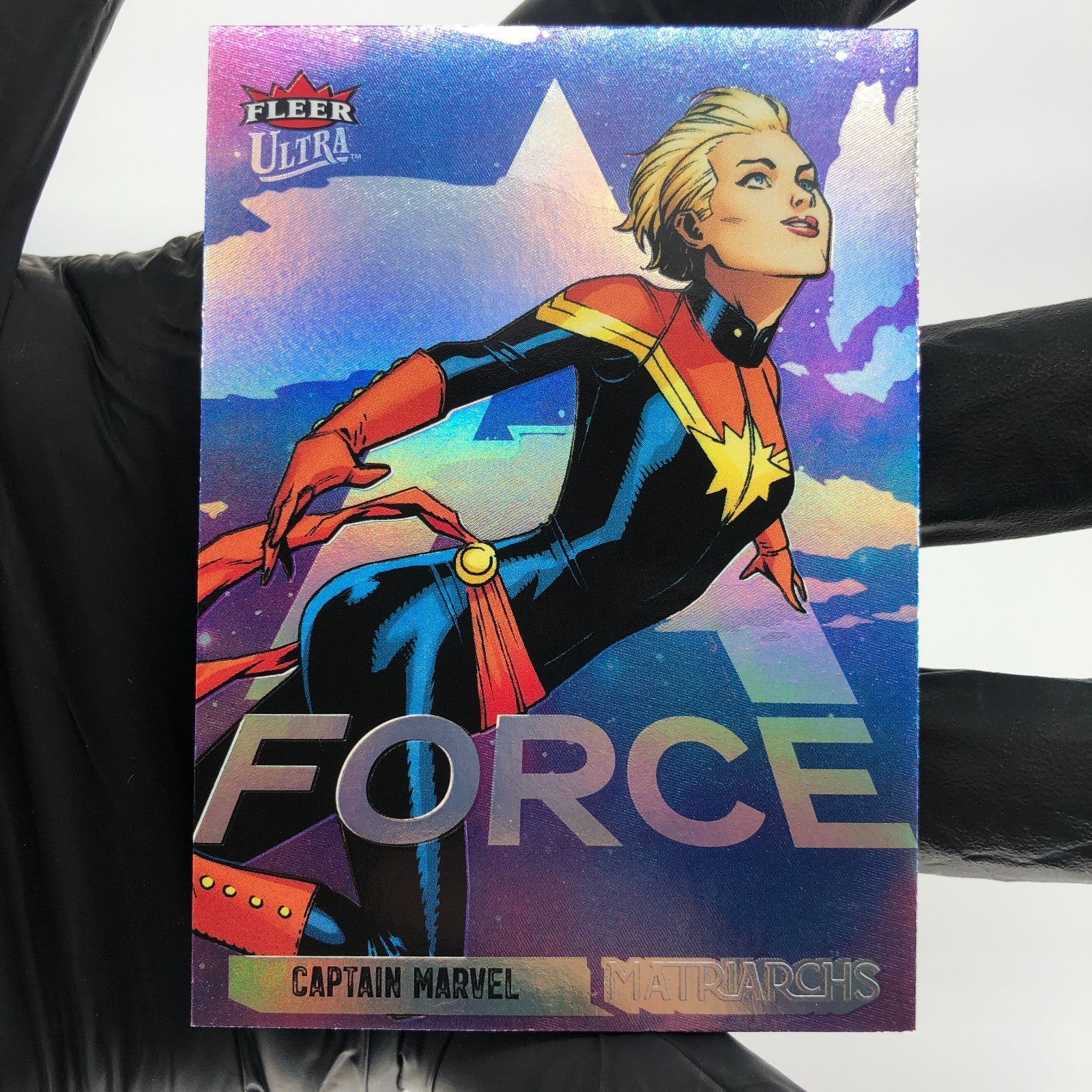 Marvel Card Captain Marvel AF-1 Force Matriarchs 2024 Fleer Upper Deck [NM]